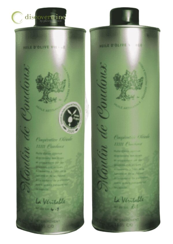 AOP et Tradition Huile d'Olive<br>Moulin de Coudoux<br>3x1L AOP<br>3x1L Tradition<br>Prix à l'unité