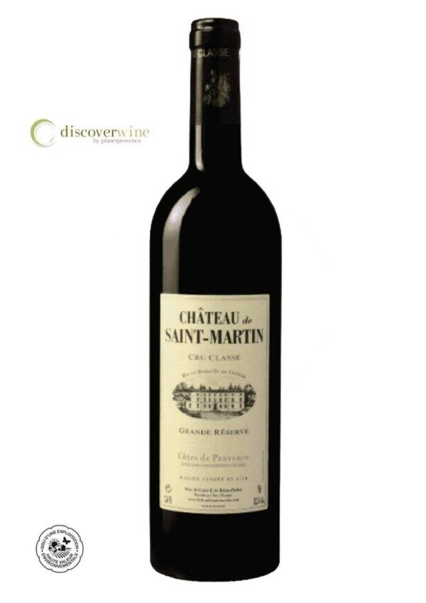 AOP Côtes de Provence<br>Cru Classé<br>Château Saint Martin - Grande Réserve 2021<br>75cl